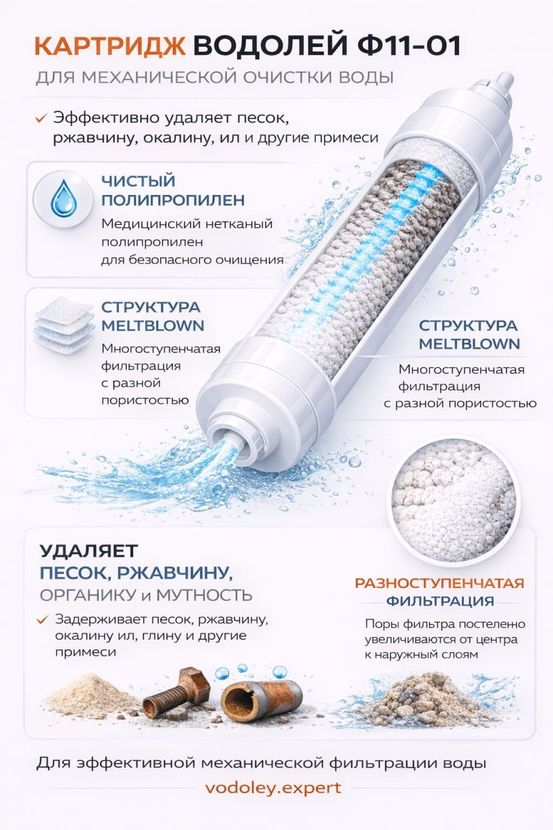 Инфографика картриджа Водолей Ф11-01